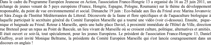 Dans le cadre du Programme