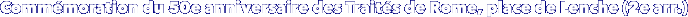 Commémoration du 50e anniversaire des