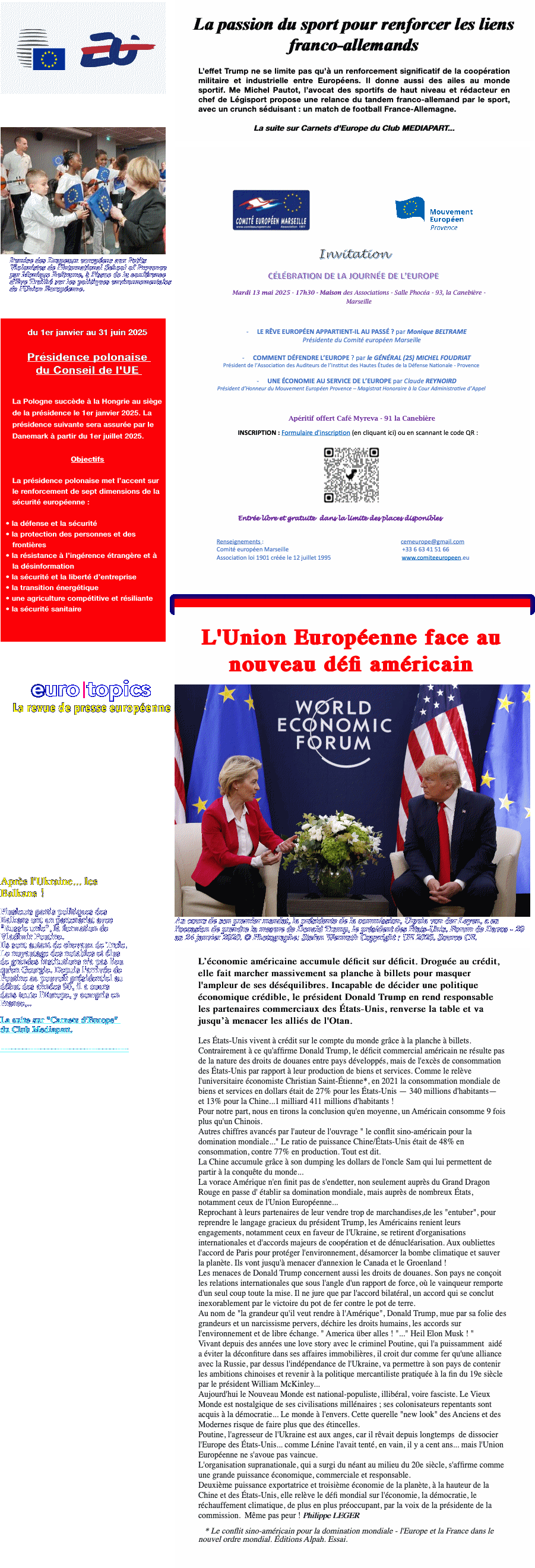   euro topics La revue de presse