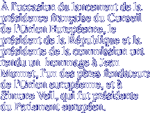 À l'occasion du lancement de